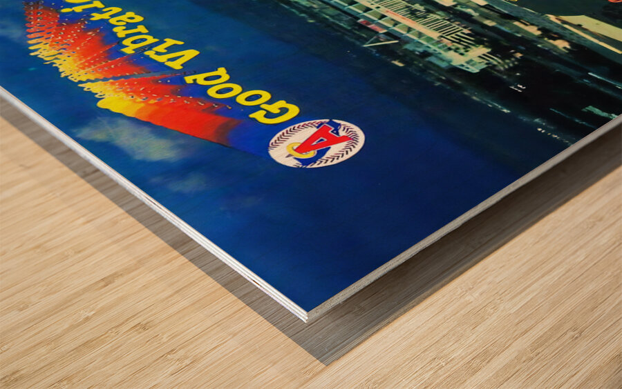 1988 California Angels Wall Art Wood print