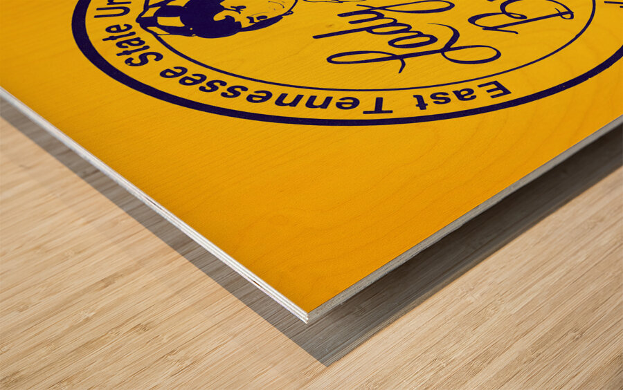 1980s ETSU Lady Bucs Art Wood print