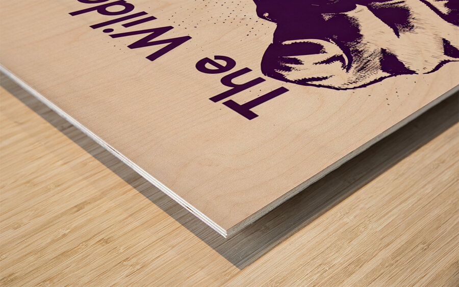 The Wildcats Need Your Support Wood print