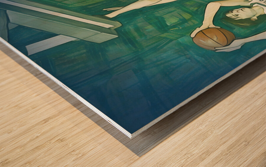 Pistol Pete Maravich Rookie Art Wood print