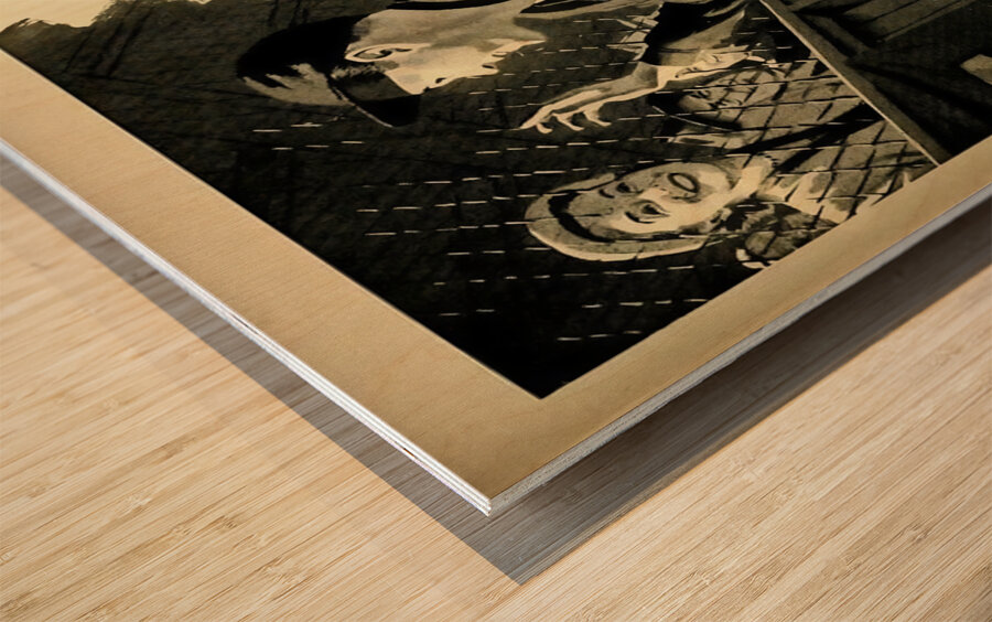 1951 Baseball Warmup Wood print