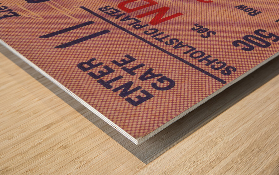 1948 Chicago Cardinals vs. Philadelphia Eagles Wood print