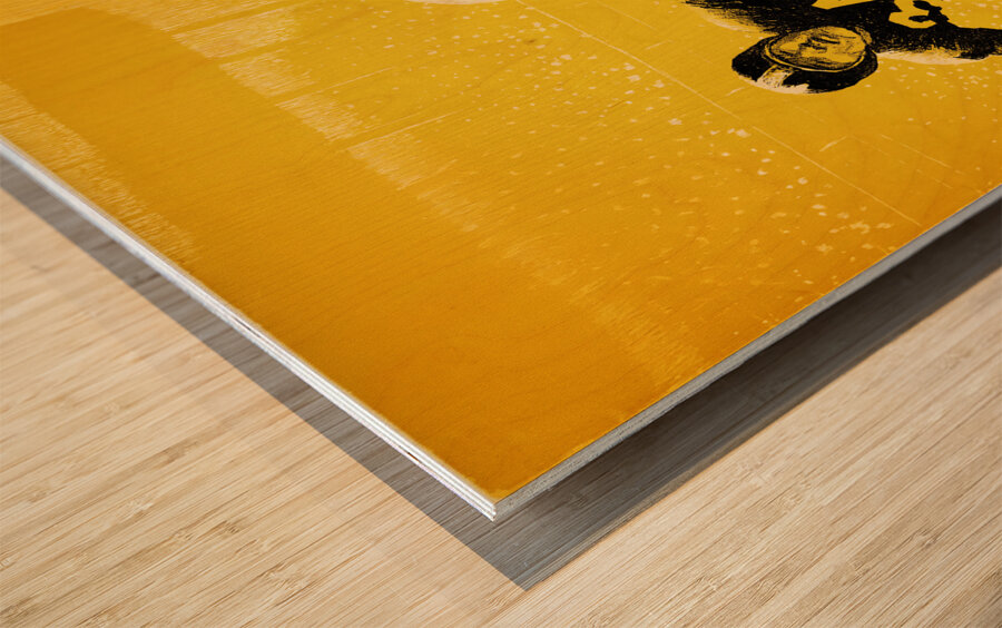 1953 Pittsburgh Steelers Football Art Remix Wood print