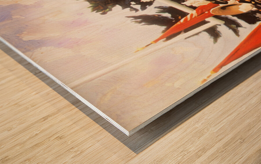 1972 Mighty Sound of Maryland Marching Band Art Wood print