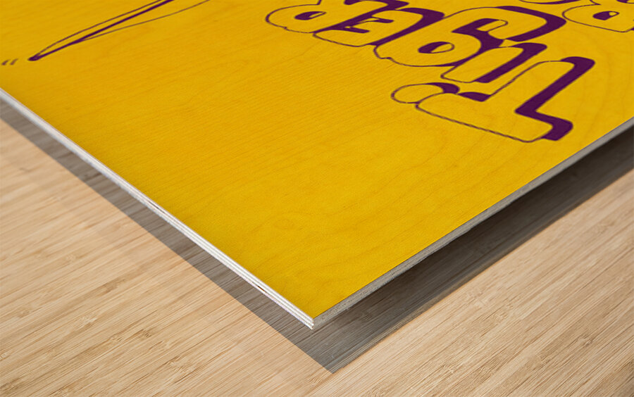 1960s Tiger Bait Cartoon Wood print