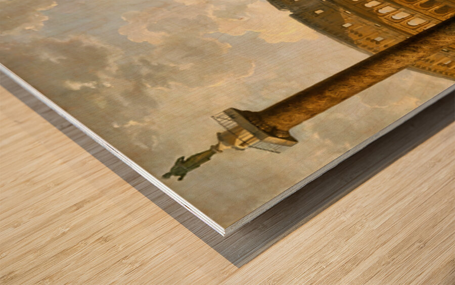 1735 Roman Colosseum Wall Art  Wood print