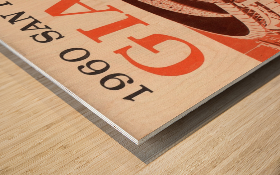 1960 San Francisco Giants Candlestick Park Art Wood print