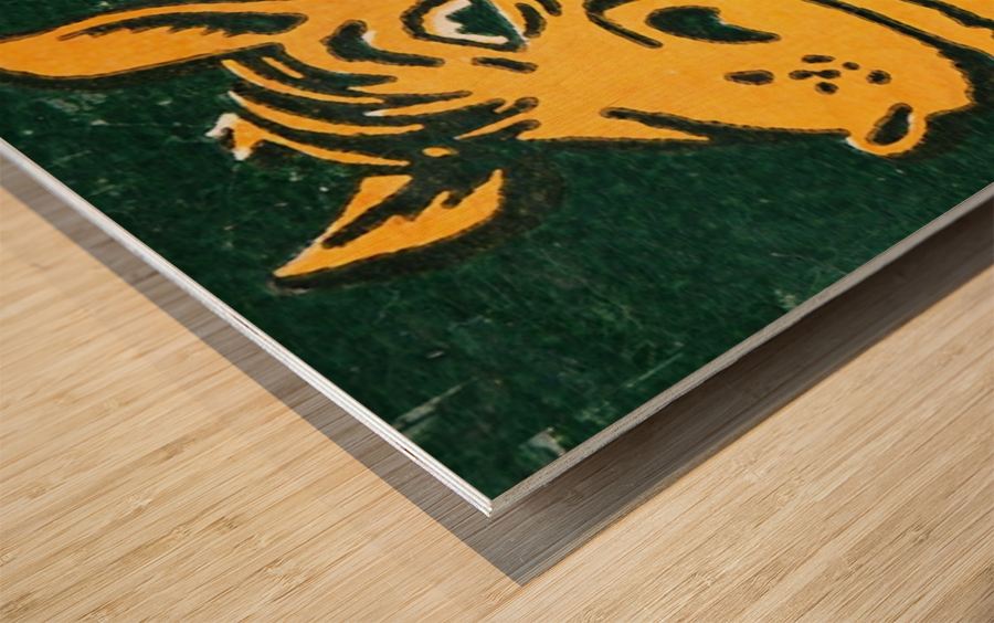 1955 California State Polytechnic Art  Wood print