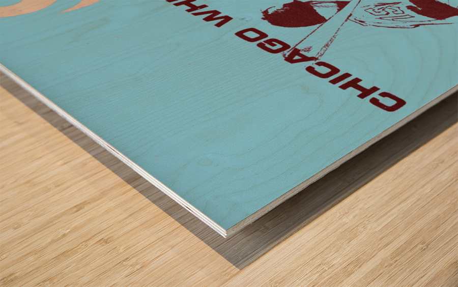 Chicago White Sox Baseball Poster Fine Art Wood print