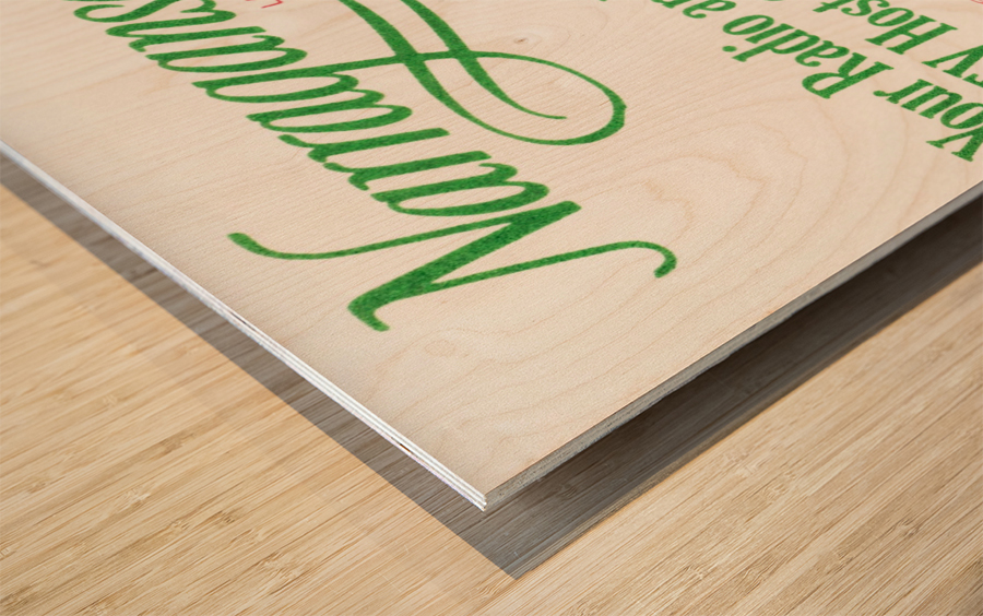 1969 Narragansett Beer Red Sox Ad Wood print