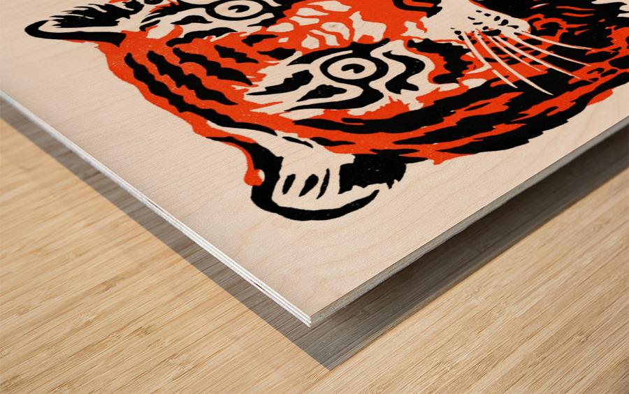 1964 Detroit Tigers Art Wood print