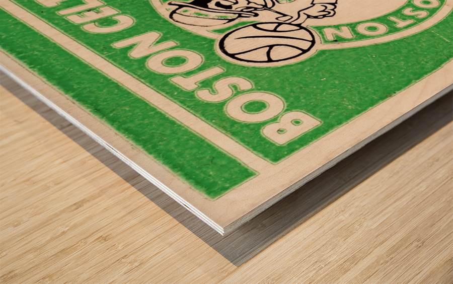 1982 boston celtics ticket stub art Wood print
