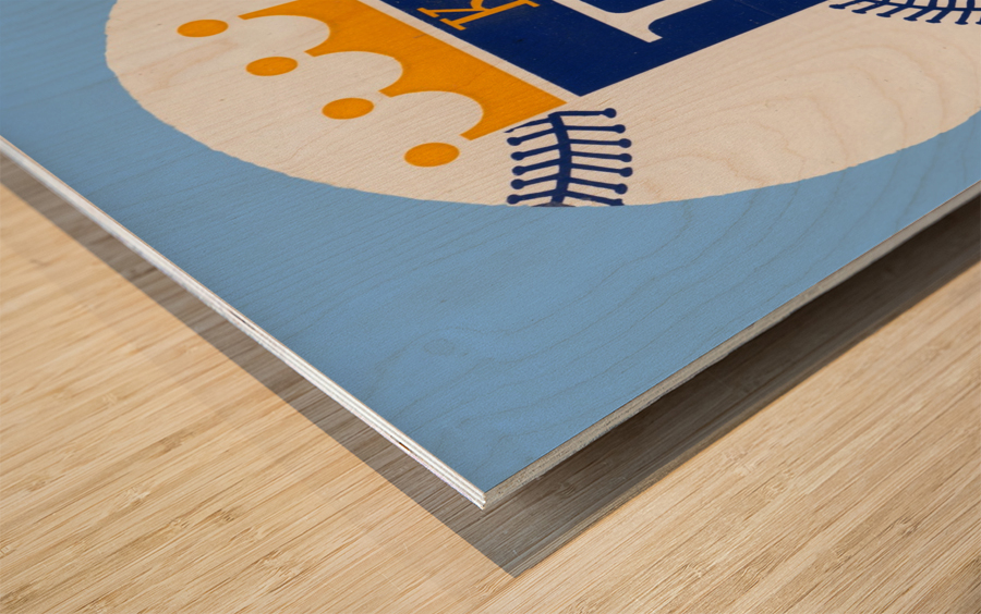 1970s Kansas City Royals Art Wood print