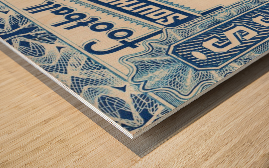 1945 USC vs. UCLA Game 2 Wood print