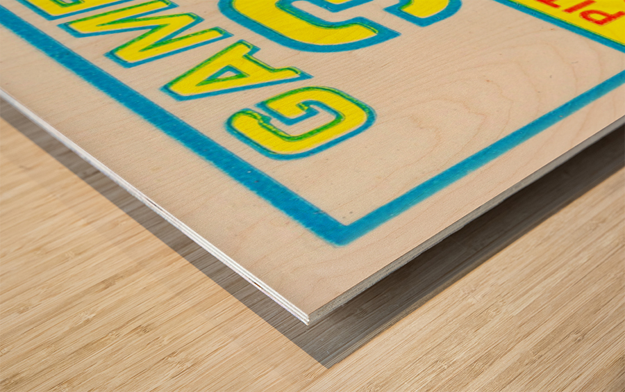 1980 Baltimore Colts vs. Pittsburgh Steelers Wood print