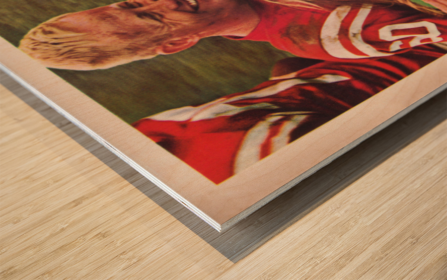 1966 Coke Ad Reproduction Art Poster Wood print