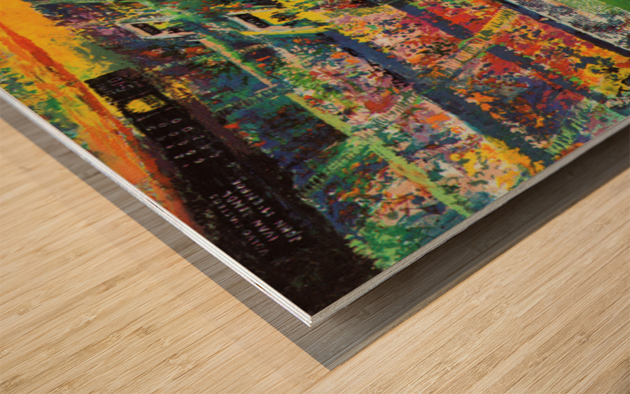 1984 John McEnroe vs. Ivan Lendl Tennis Art Wood print