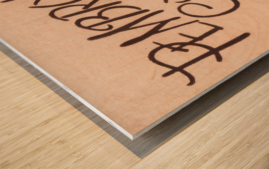 Vintage Pembroke College Art Wood print