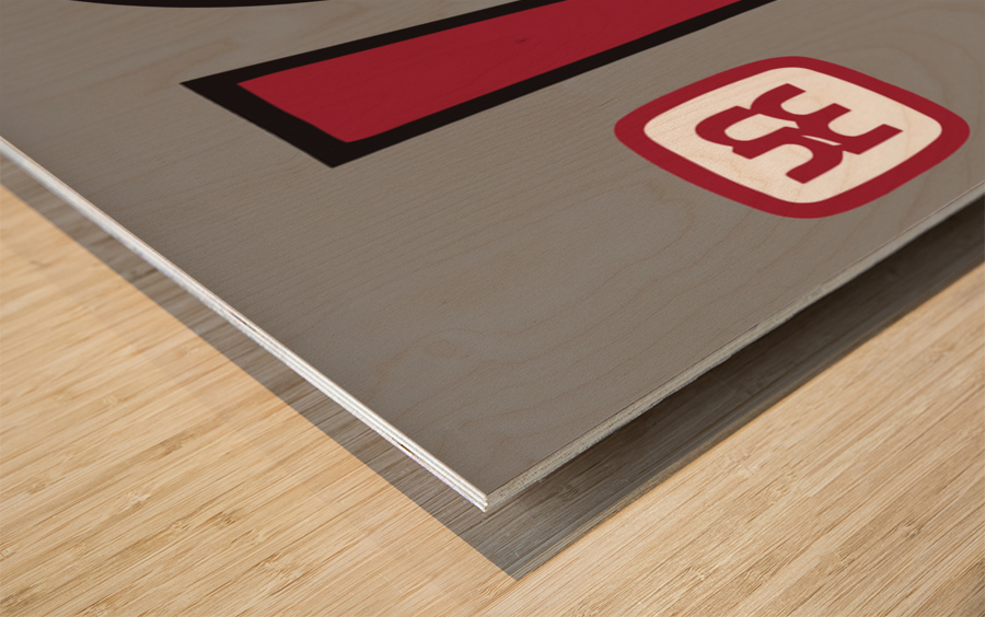 1968 New Mexico Lobos Basketball Art Wood print