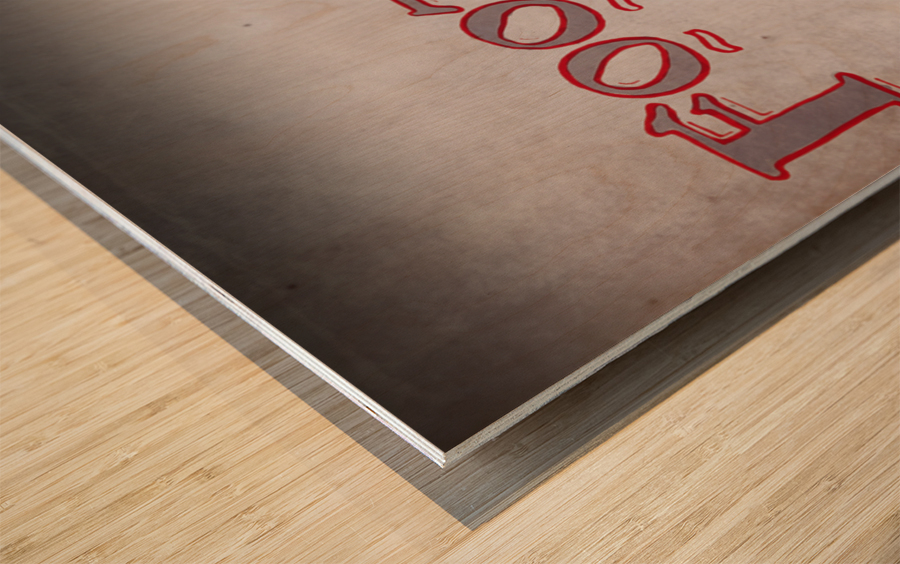 Howard Dwight Smith Vintage Ohio State University Football Art Wood print