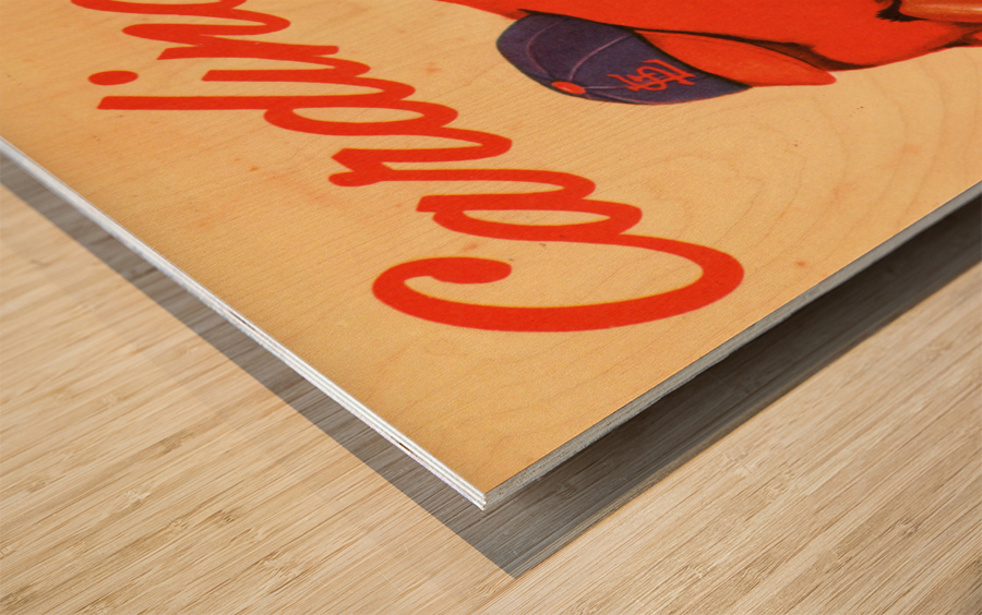 1955 St. Louis Cardinals Art Wood print