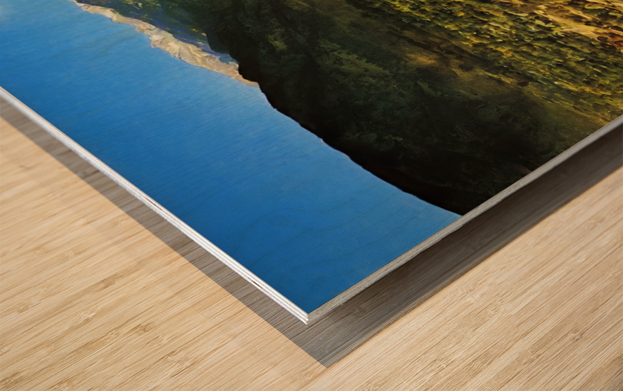 Vintage University of Colorado Campus Art Wood print