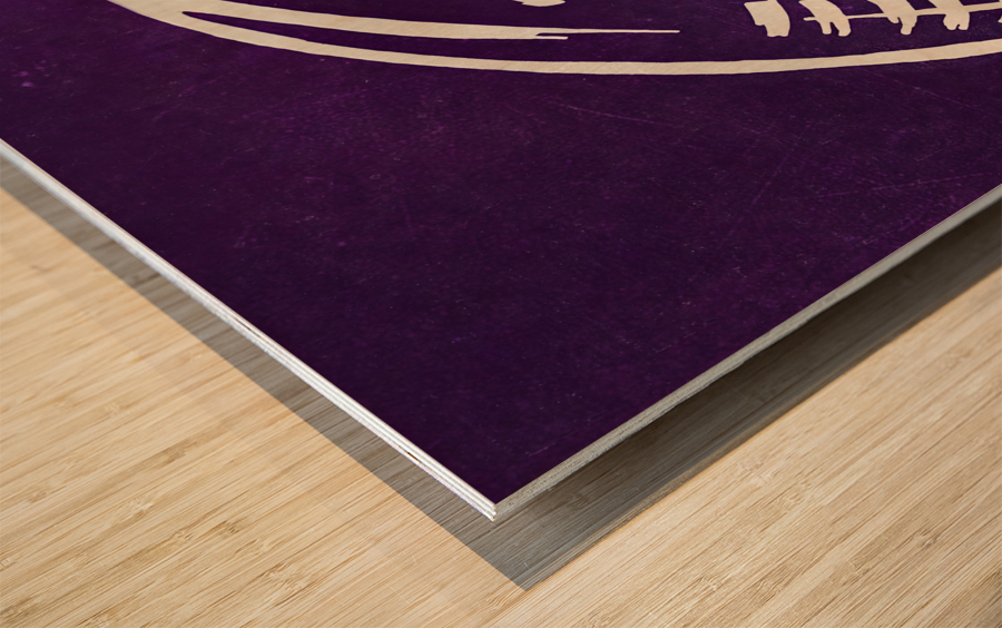 1949 Kansas State Wildcats Football Art Wood print