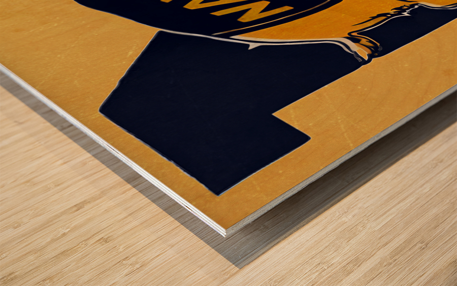 Vintage Navy Art Wood print