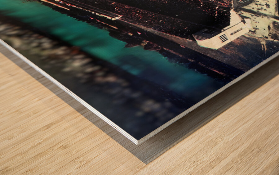 Vintage Ohio Stadium Gameday Art Wood print