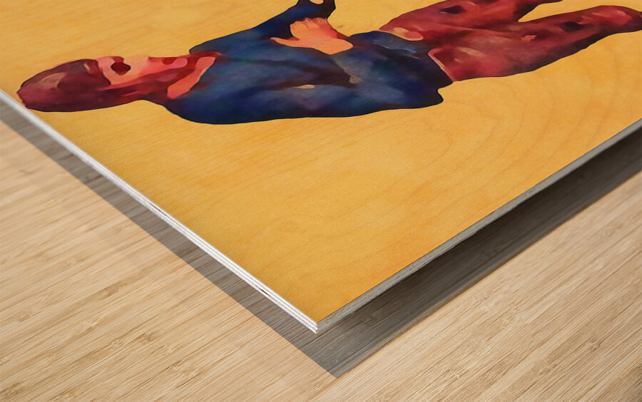 1920 Gridiron Action Wood print