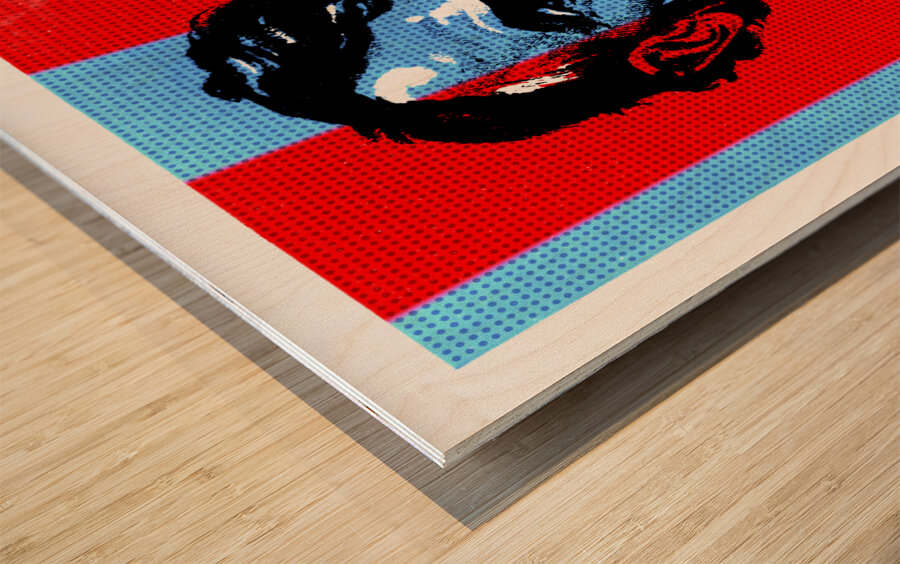 abe lincoln all men are created equal Wood print