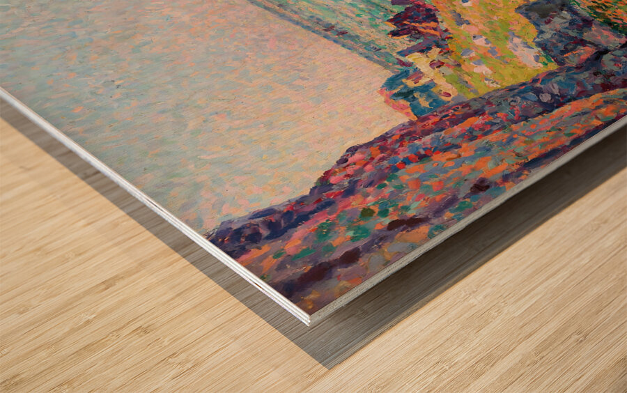 1894 les rochers a agay maxmilien luce art Wood print