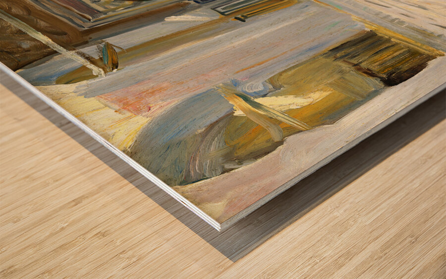 Cairo Pavement 1891 by Sargent Wood print