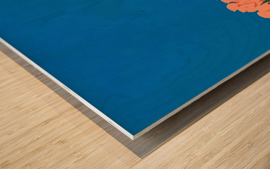 adolph treidler bermuda art Wood print