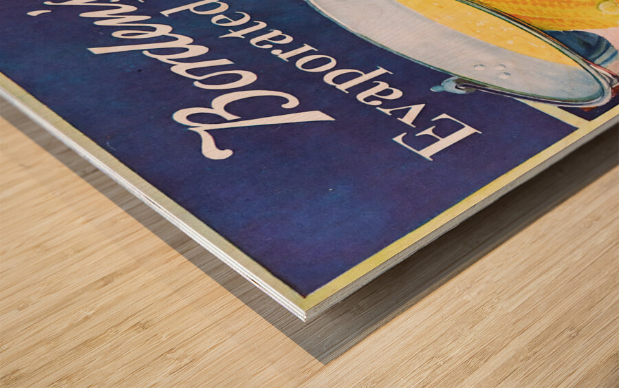 kitchen decor ideas bordens evaporated milk ad.jp Wood print