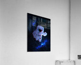 Scanline Space man Acrylic Print