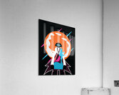 Sunset Abstract Figure Acrylic Print