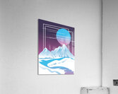 Ice Mountain Frost Acrylic Print