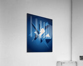 Abstract Blue Geometric Art Acrylic Print