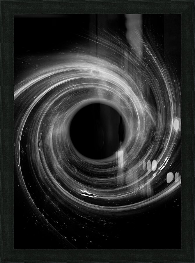 Black Hole Picture Frame print