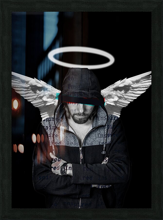 Mordern Angel Picture Frame print