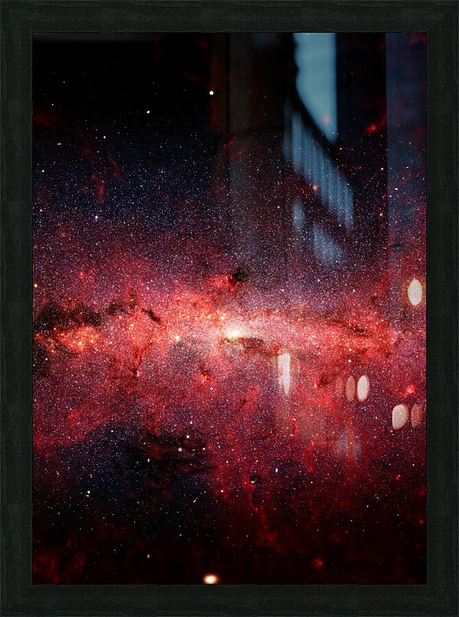 Red Star World Picture Frame print