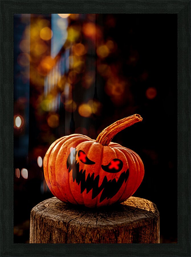 The Pumpkin Picture Frame print