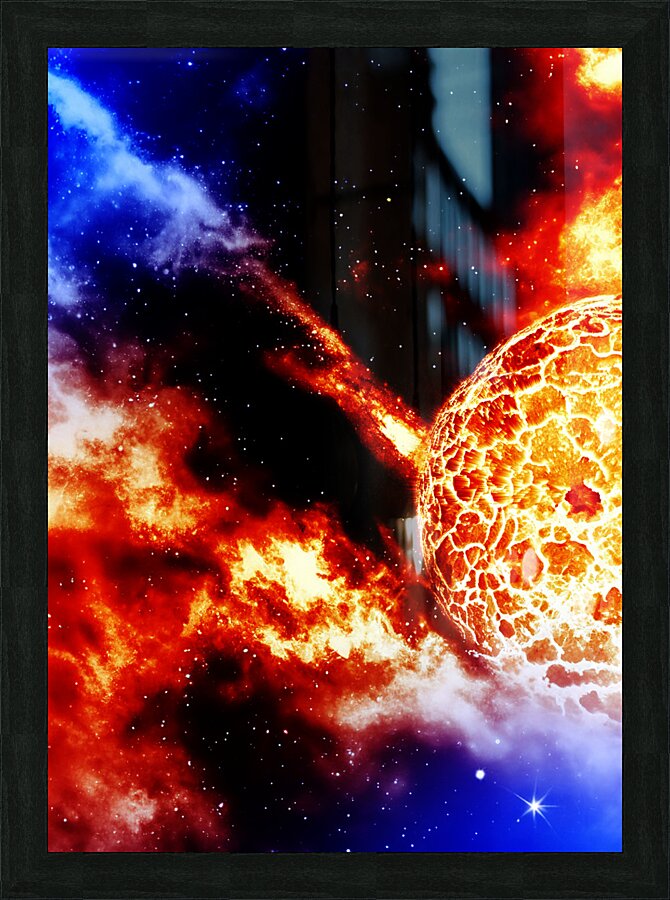 Solar Blast Picture Frame print