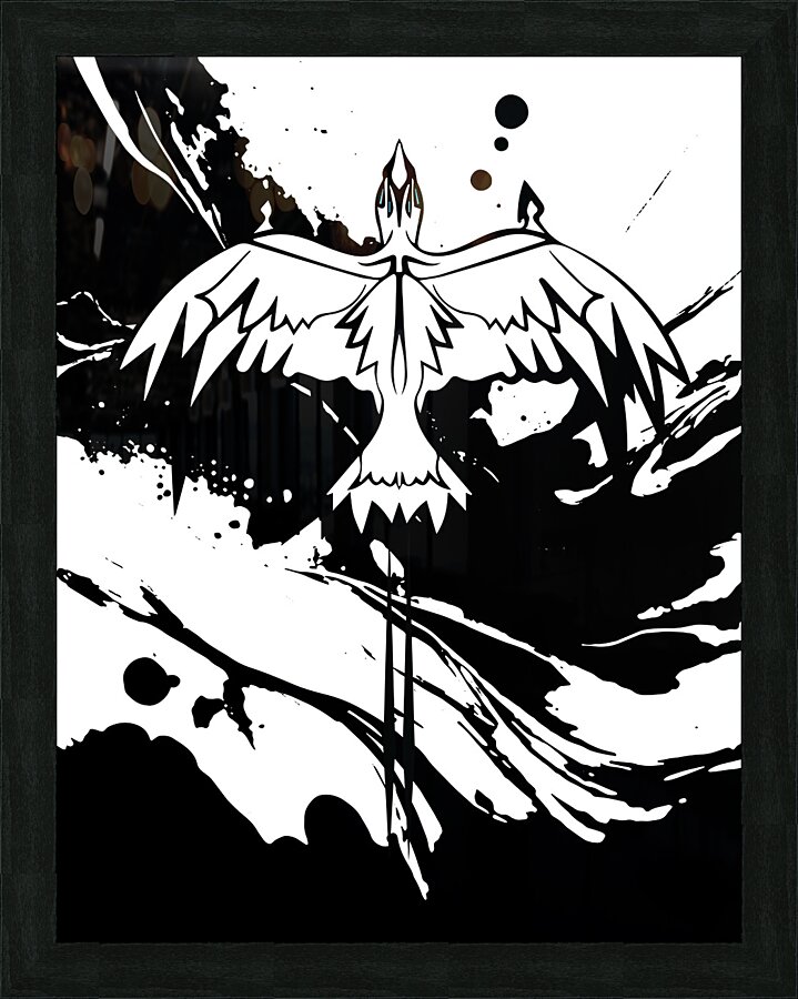 The Crow Picture Frame print