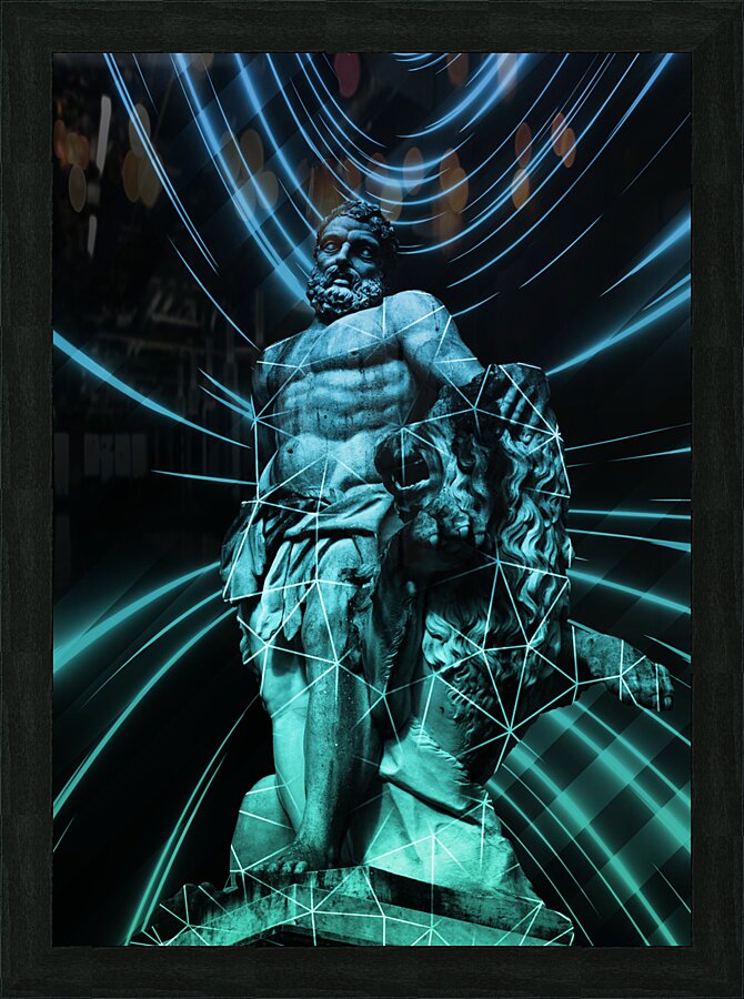 Astrological Hercules Picture Frame print