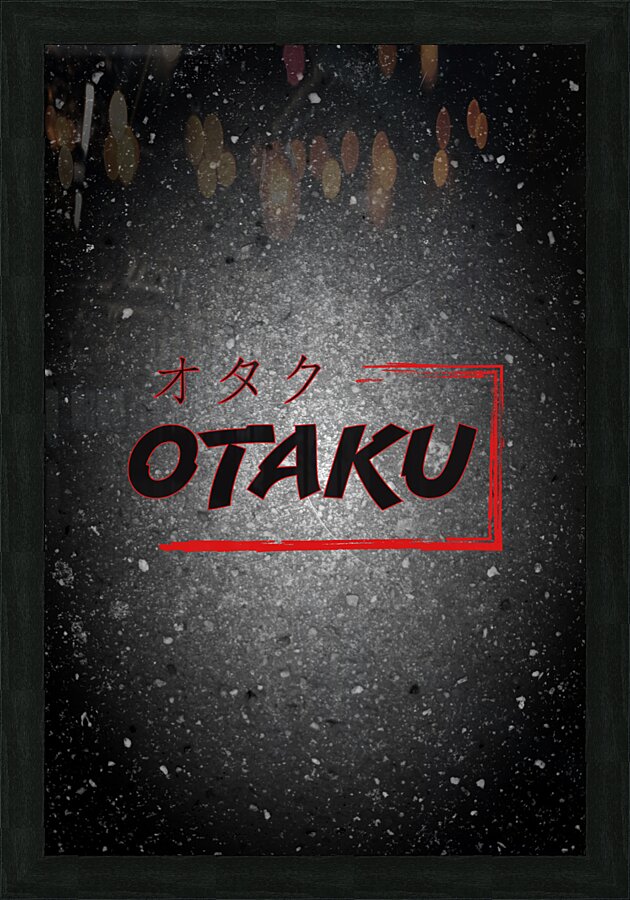 Otaku Poster Picture Frame print