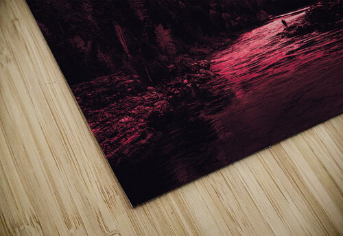 Red Mountain Lake Kiyo Arts puzzle