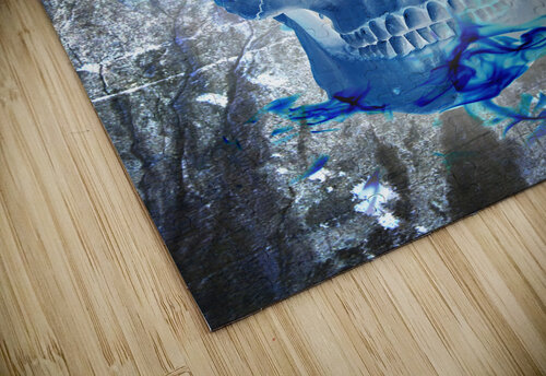 Blue Flame Skull Kiyo Arts puzzle