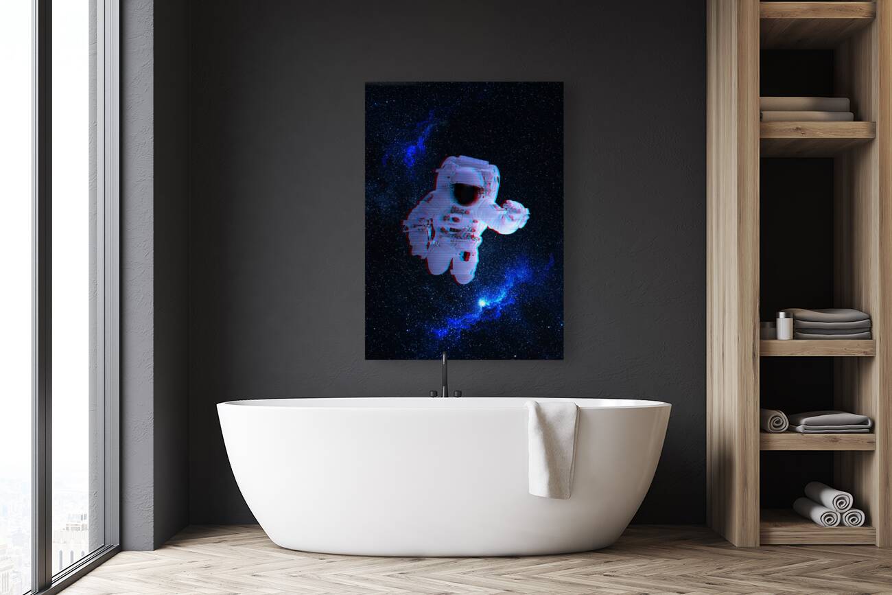 Scanline Space man Reproduction